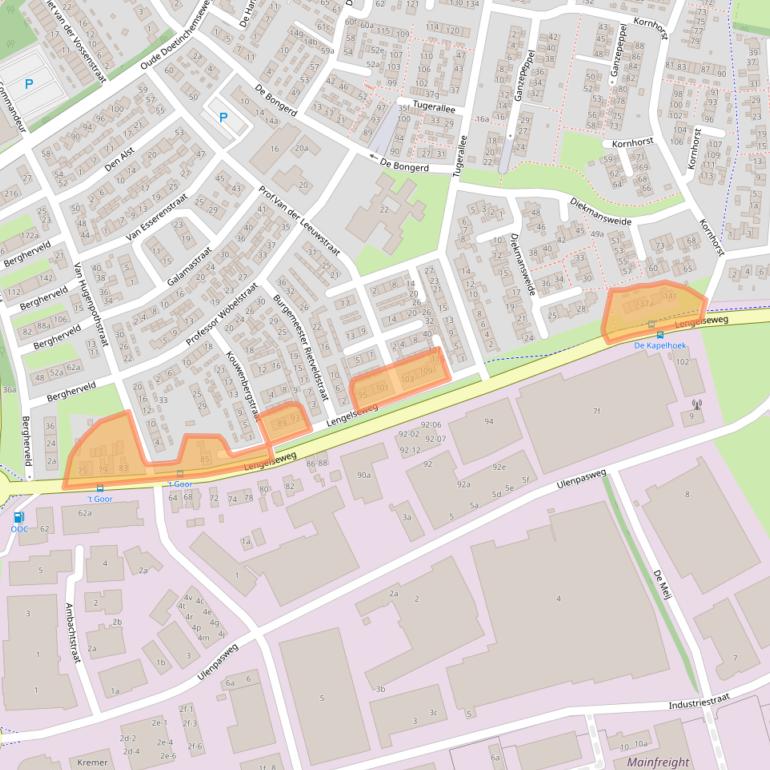 Kaart van postcodegebied 7041DR.