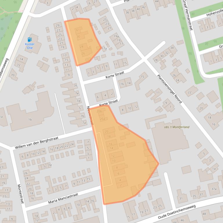 Kaart van postcodegebied 7041ES.