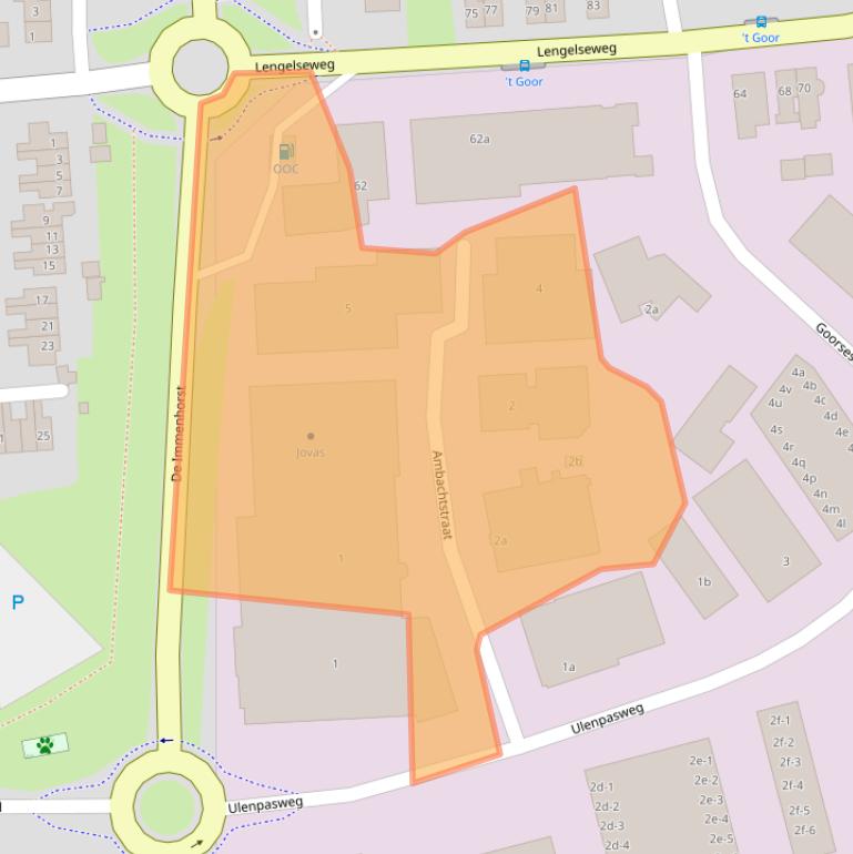 Kaart van postcodegebied 7041GC.