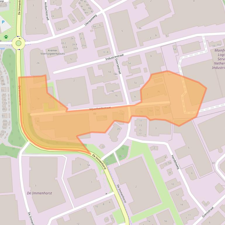 Kaart van postcodegebied 7041GE.