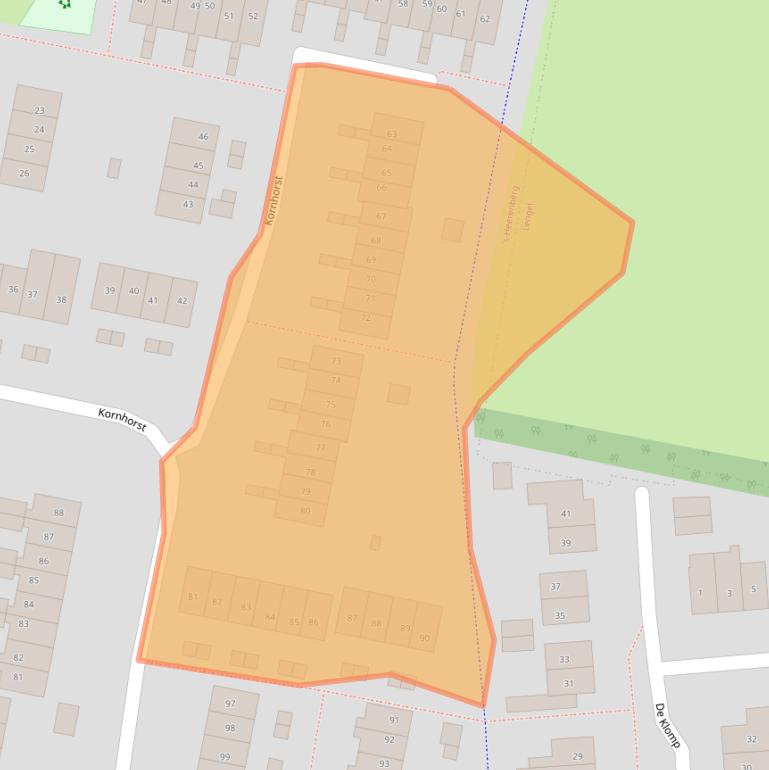 Kaart van postcodegebied 7041HL.