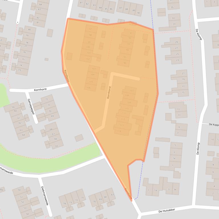 Kaart van postcodegebied 7041HM.