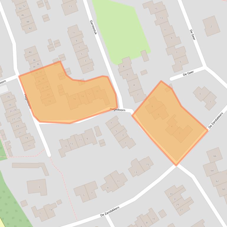 Kaart van postcodegebied 7041JT.