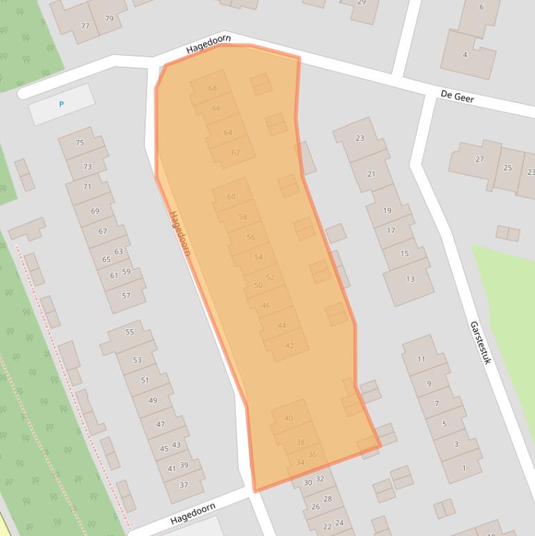 Kaart van postcodegebied 7041JV.