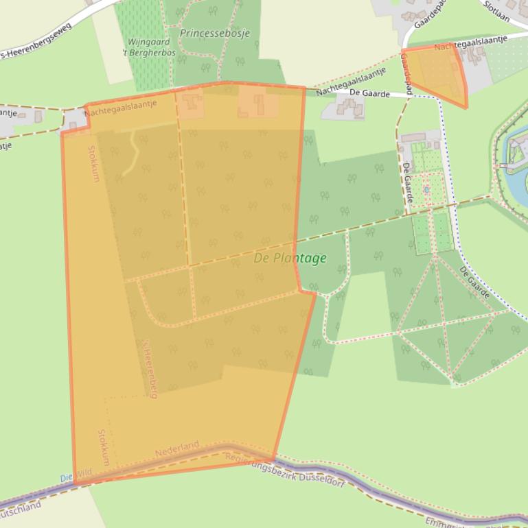 Kaart van postcodegebied 7041KB.