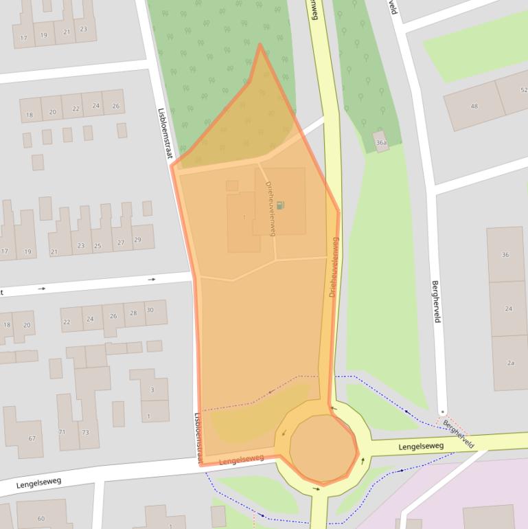 Kaart van postcodegebied 7041KG.
