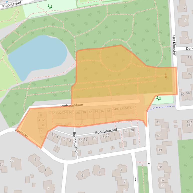 Kaart van postcodegebied 7041RC.