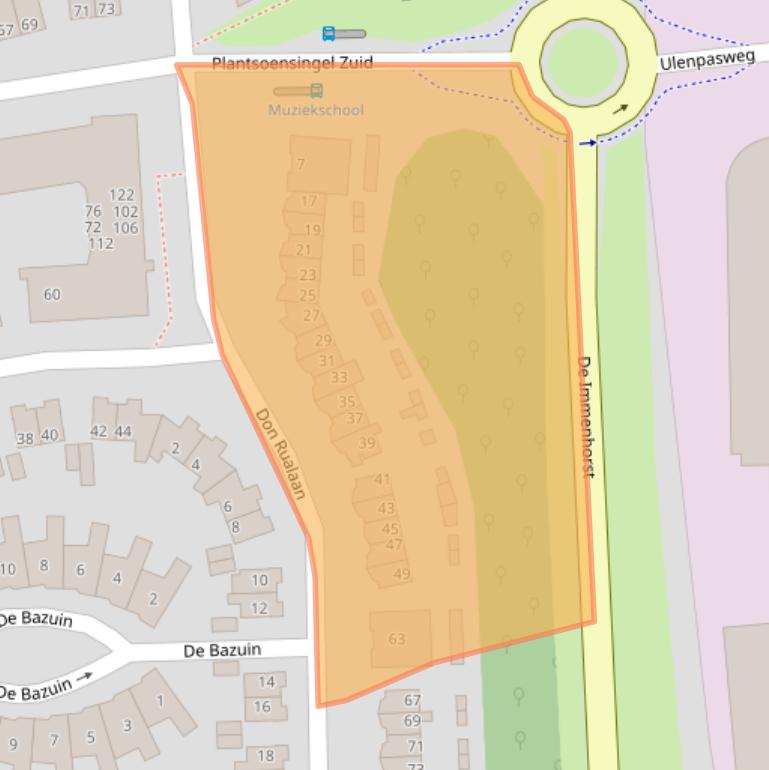 Kaart van postcodegebied 7041SK.