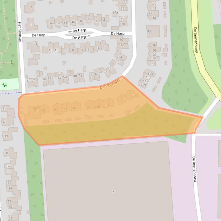 Kaart van postcodegebied 7041SM.