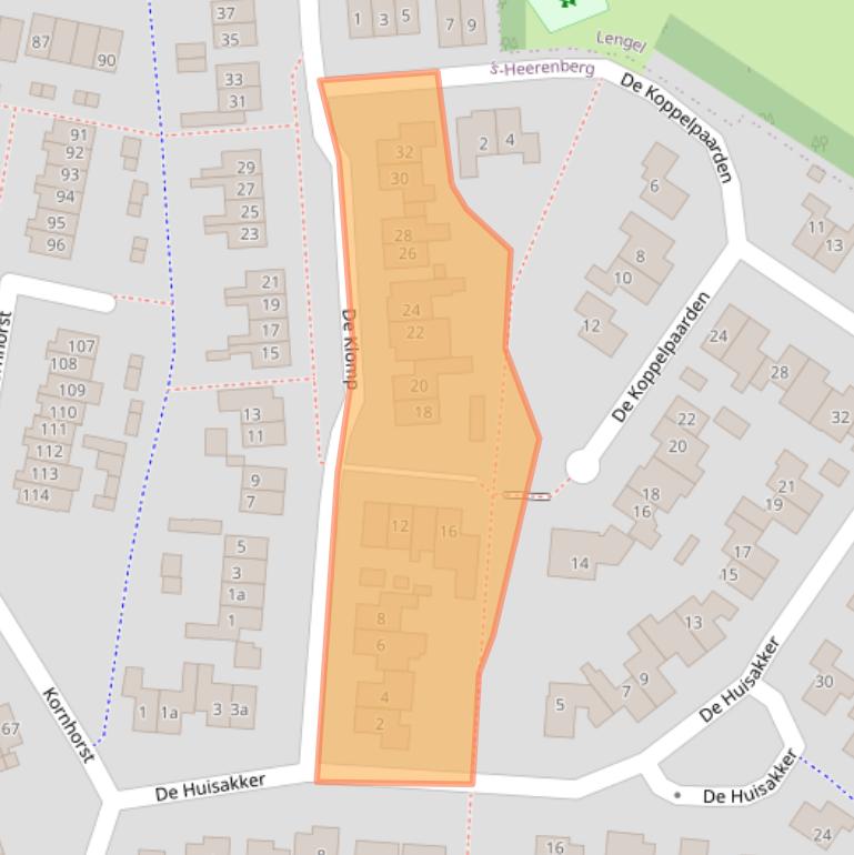 Kaart van postcodegebied 7041TB.