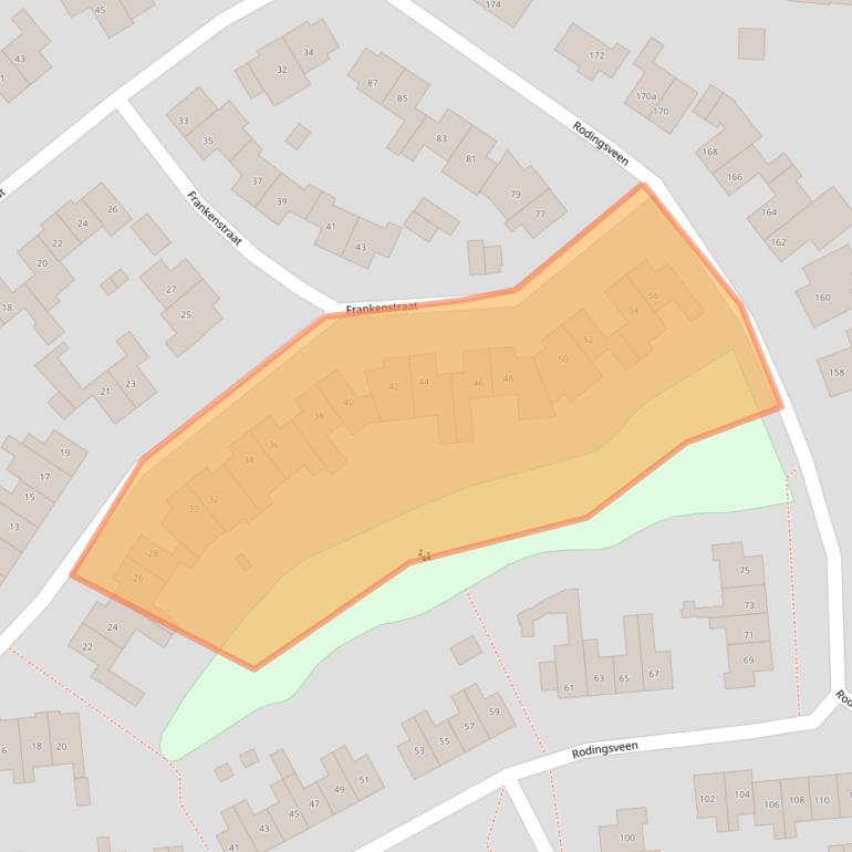 Kaart van postcodegebied 7041VE.