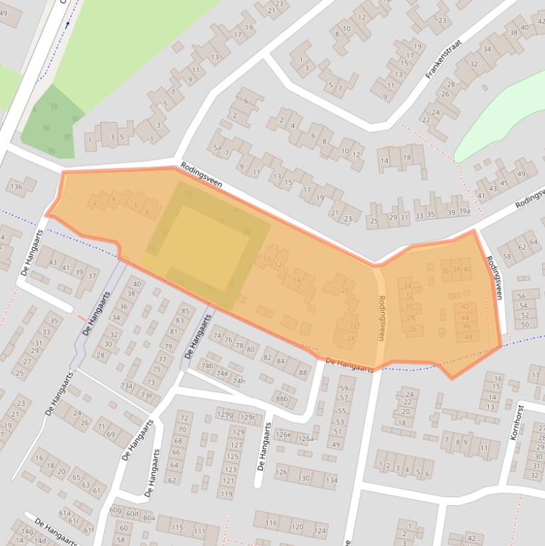 Kaart van postcodegebied 7041VK.