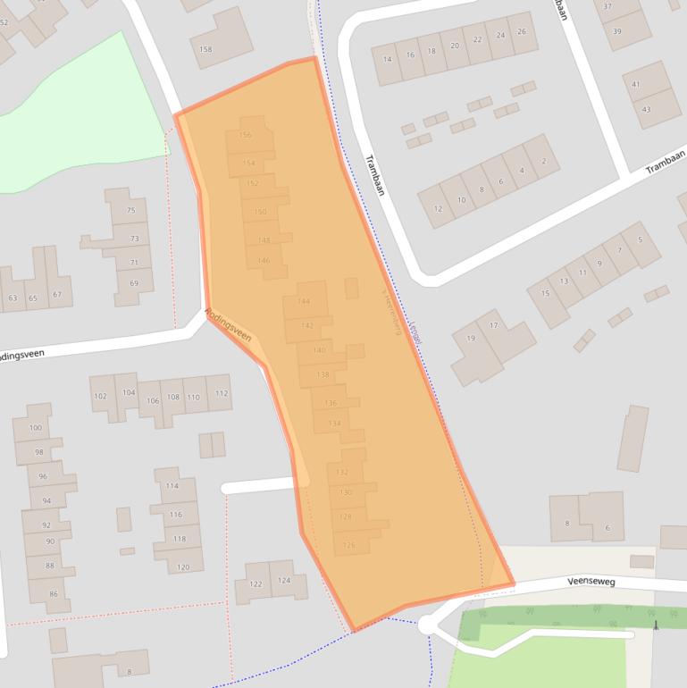 Kaart van postcodegebied 7041VN.