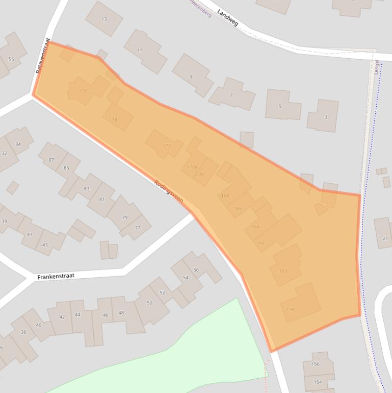 Kaart van postcodegebied 7041VP.