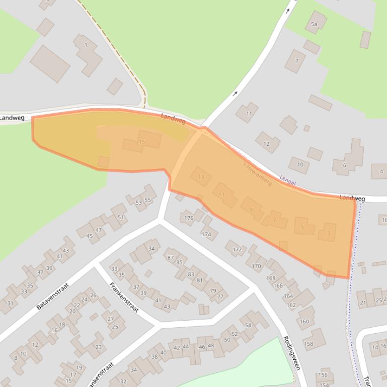 Kaart van postcodegebied 7041VS.