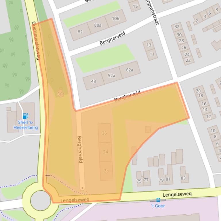 Kaart van postcodegebied 7041XS.