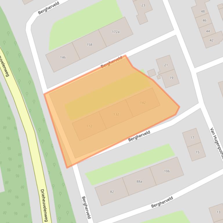 Kaart van postcodegebied 7041XW.