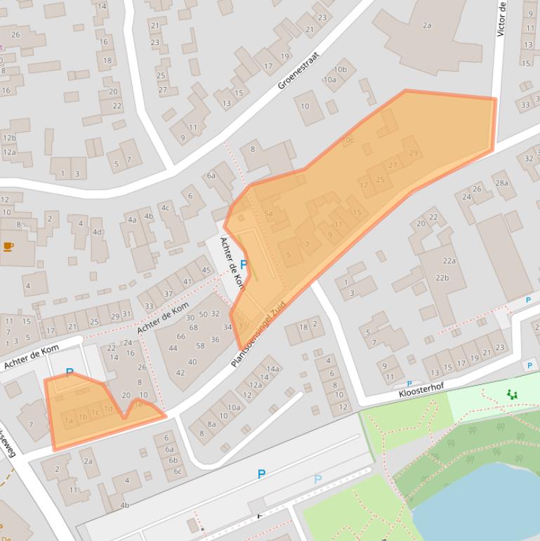 Kaart van postcodegebied 7041ZC.