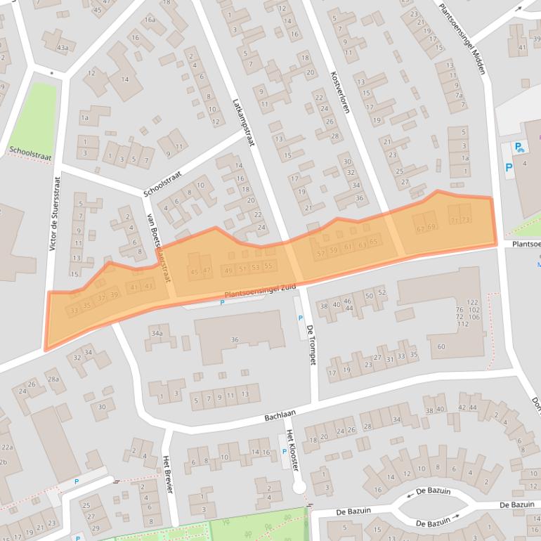 Kaart van postcodegebied 7041ZD.