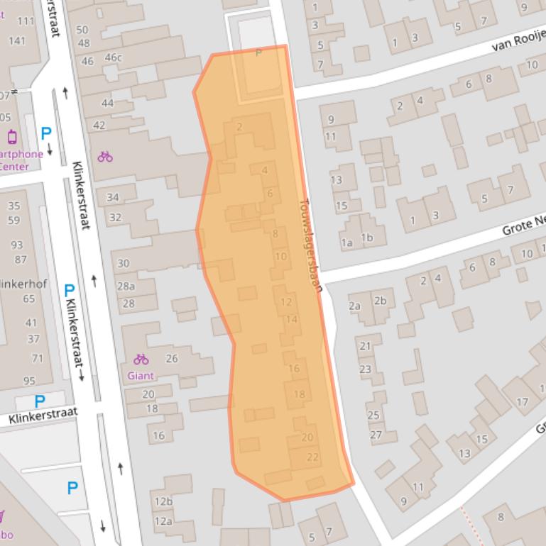 Kaart van postcodegebied 7041ZV.