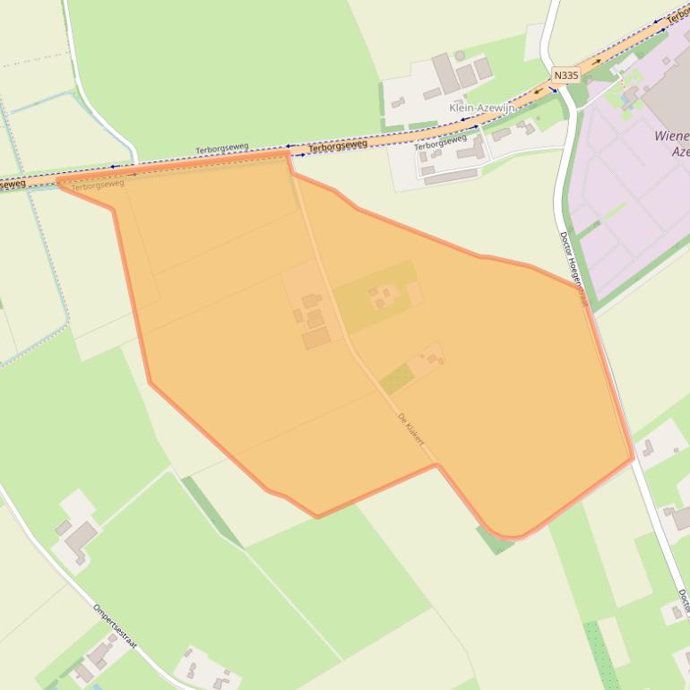 Kaart van postcodegebied 7045AN.