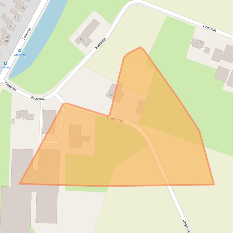 Kaart van postcodegebied 7045BH.