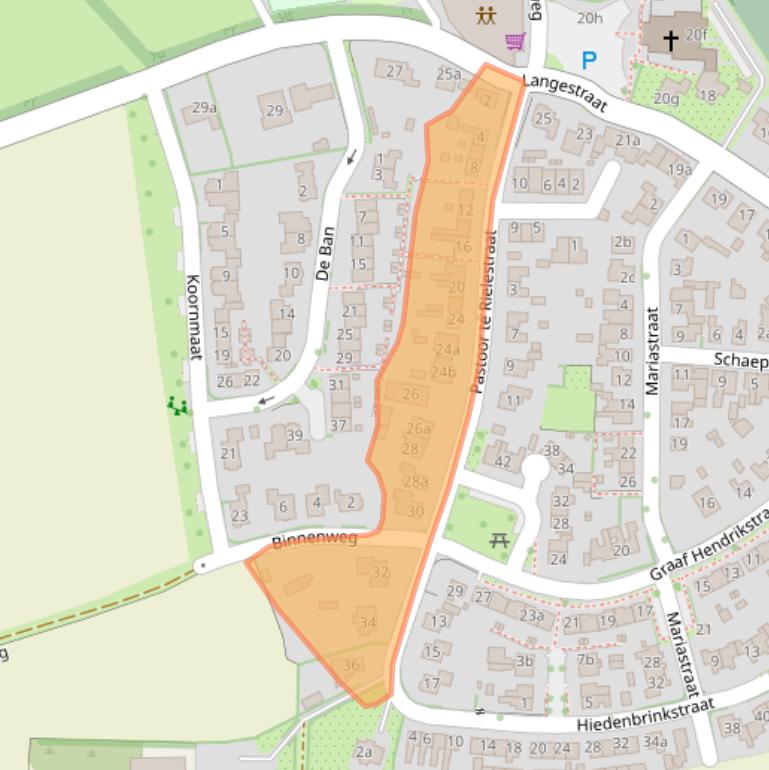 Kaart van postcodegebied 7047AL.