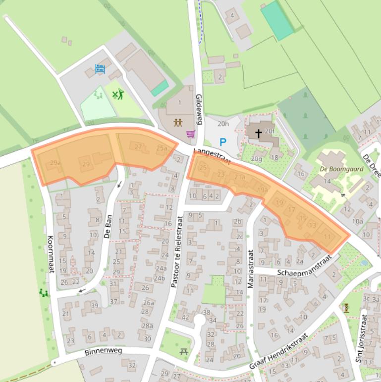 Kaart van postcodegebied 7047AN.