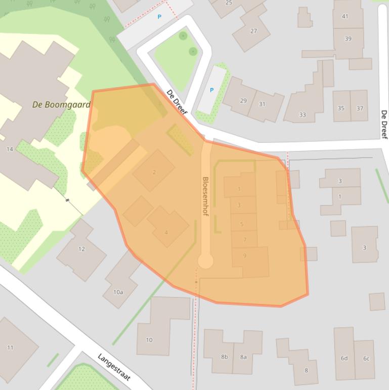 Kaart van postcodegebied 7047AZ.