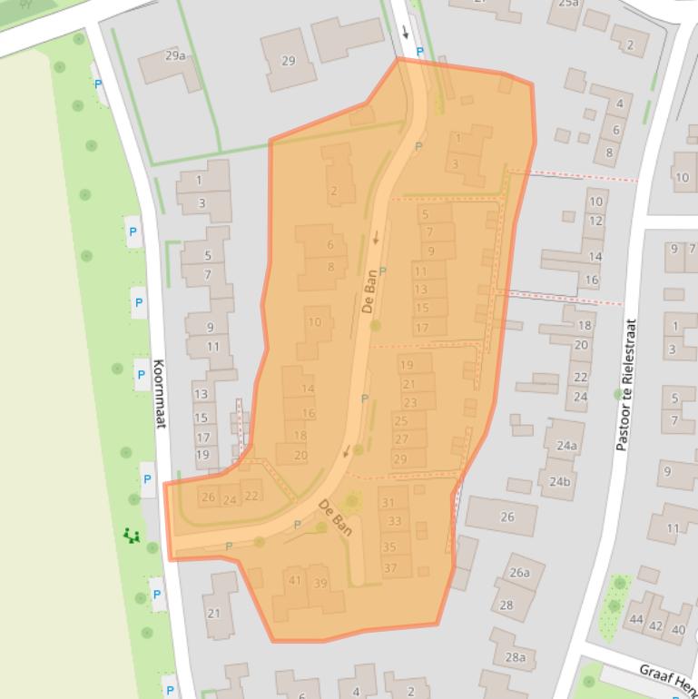 Kaart van postcodegebied 7047BB.