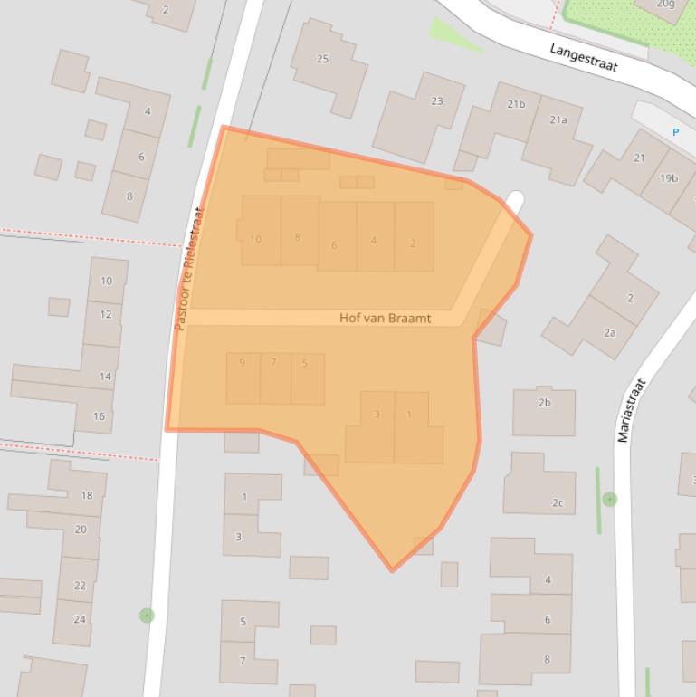 Kaart van postcodegebied 7047BD.