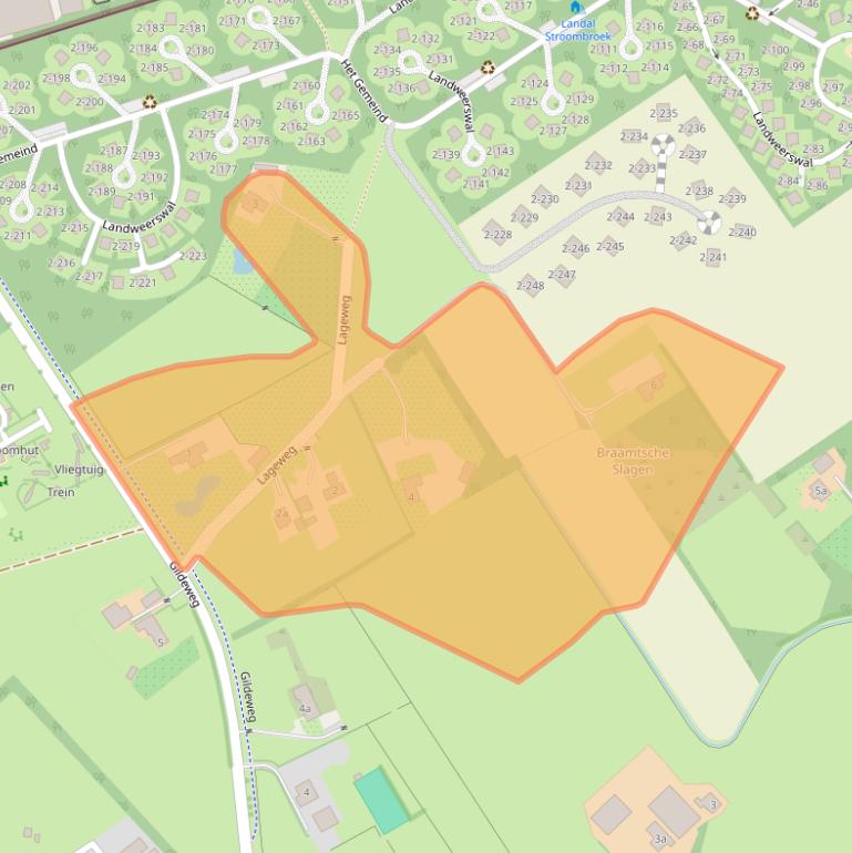 Kaart van postcodegebied 7047CA.