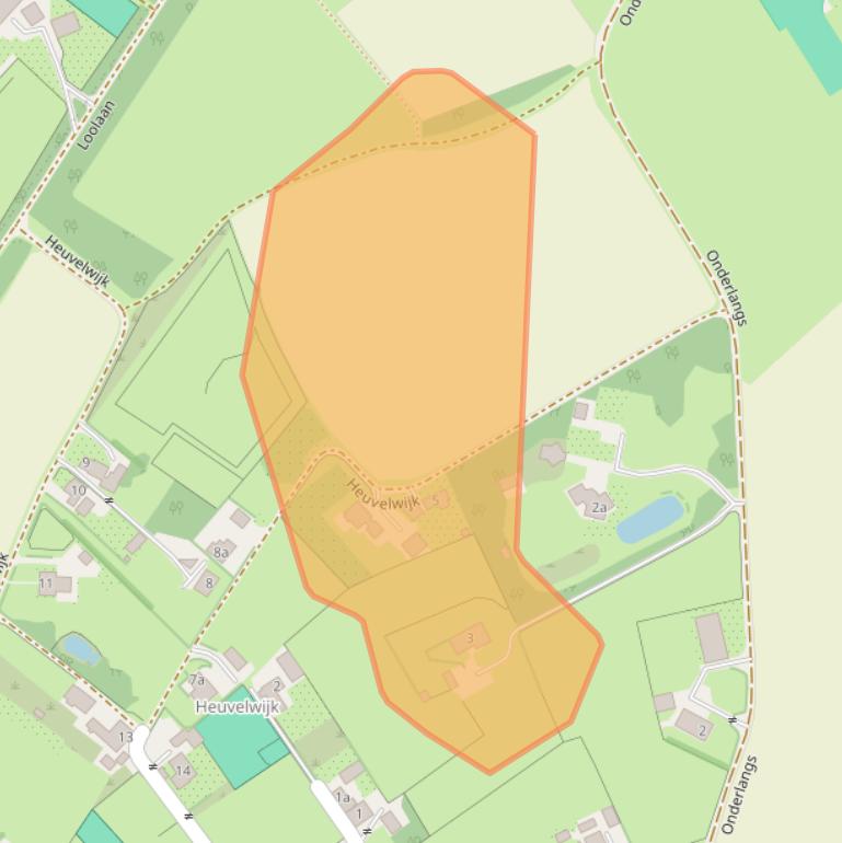 Kaart van postcodegebied 7047CC.