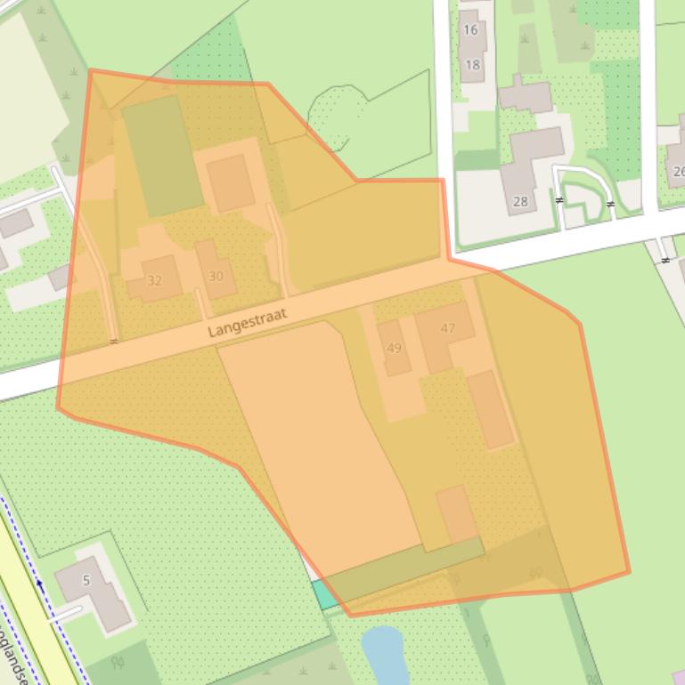 Kaart van postcodegebied 7047CK.