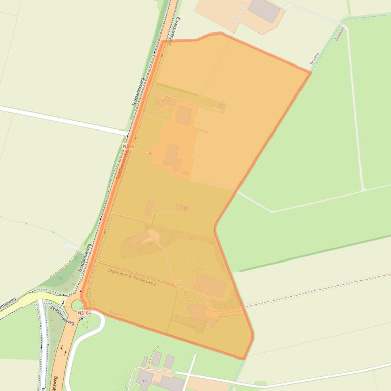 Kaart van postcodegebied 7047CV.