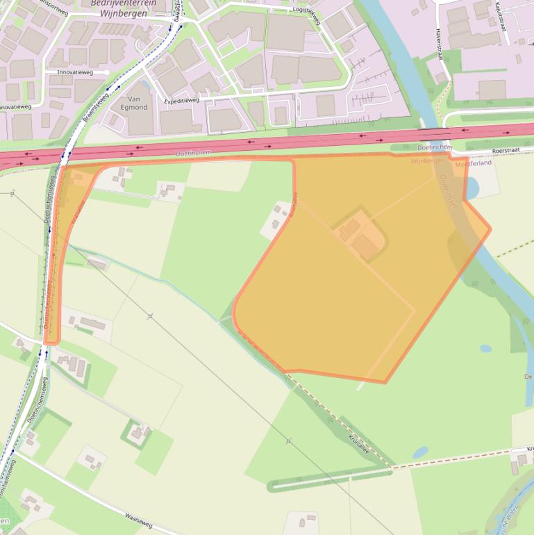 Kaart van postcodegebied 7048AX.