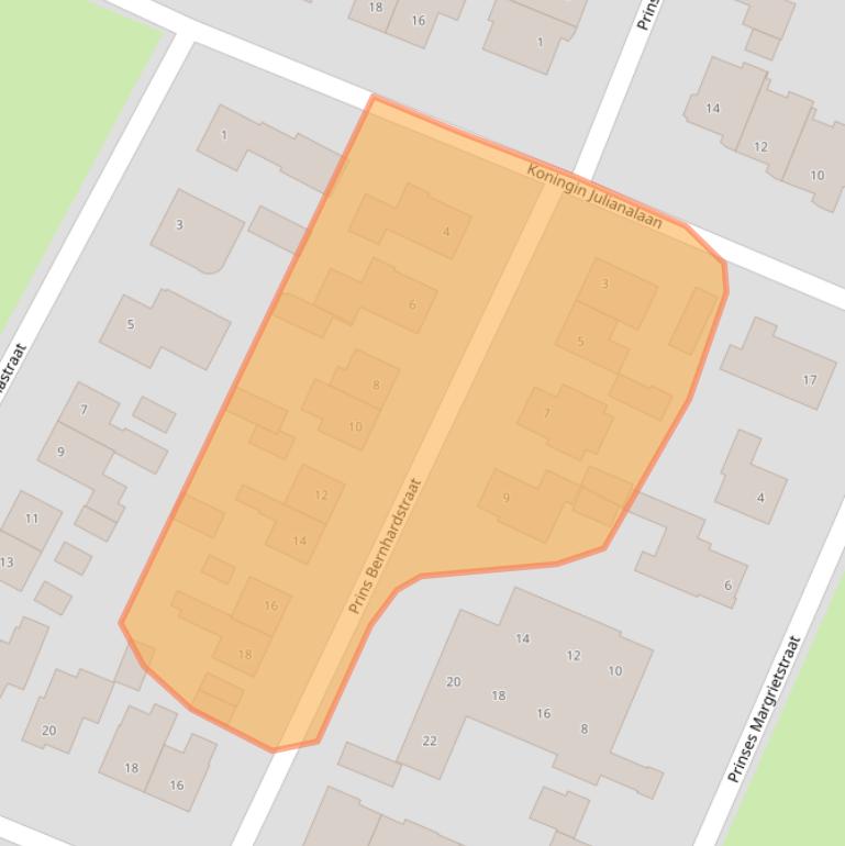 Kaart van postcodegebied 7051AT.