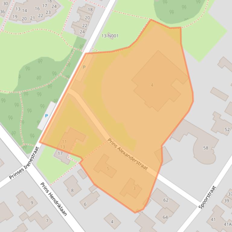 Kaart van postcodegebied 7051BA.