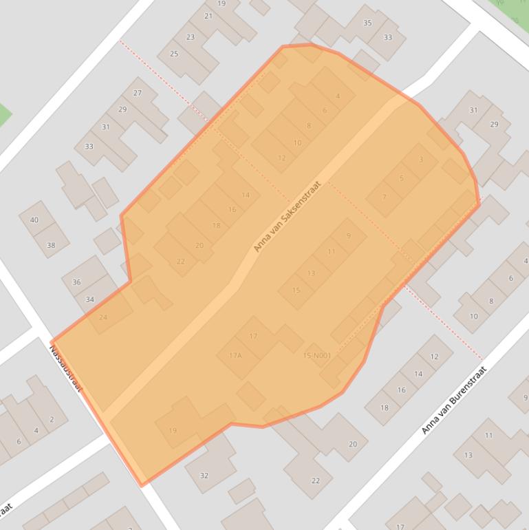 Kaart van postcodegebied 7051BD.