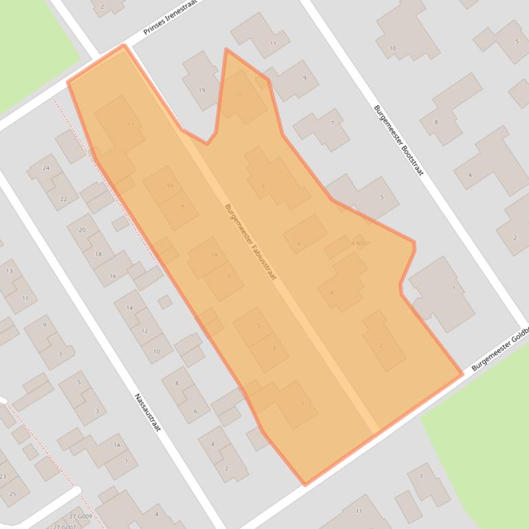 Kaart van postcodegebied 7051BK.