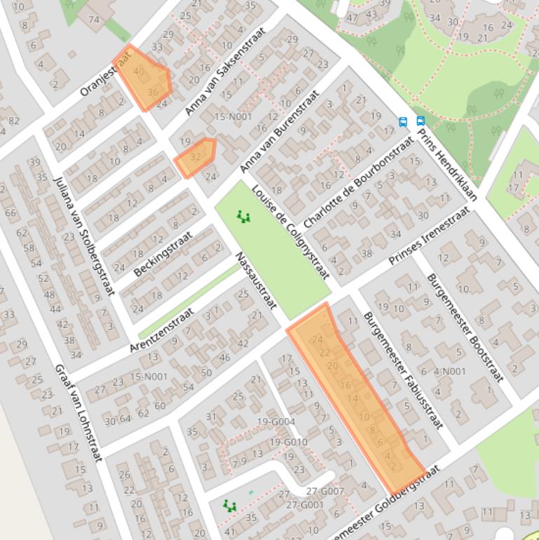 Kaart van postcodegebied 7051BM.