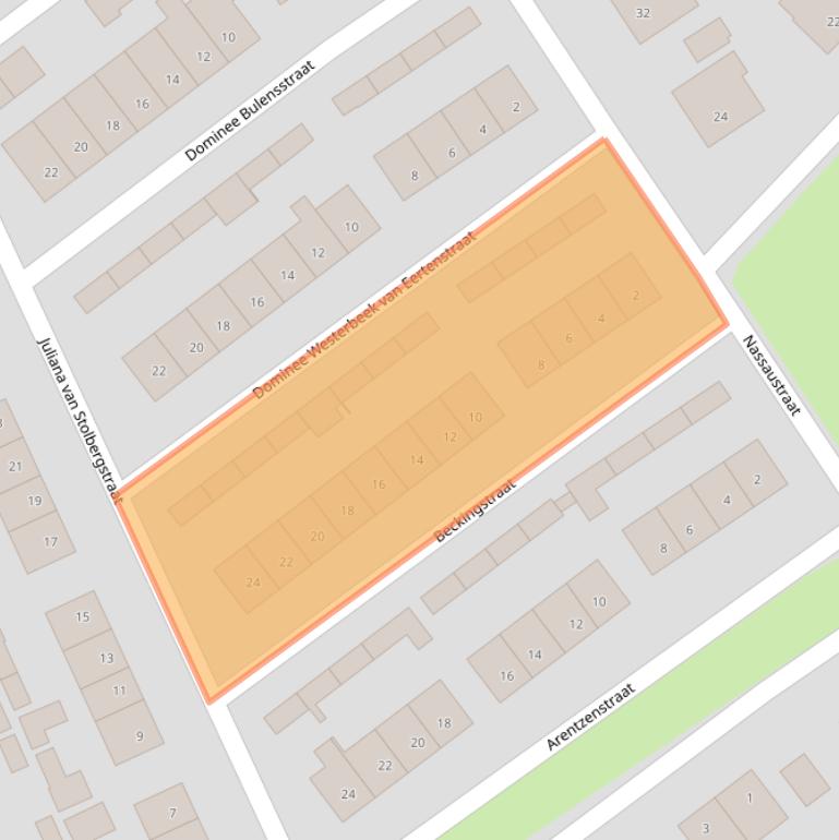 Kaart van postcodegebied 7051BS.