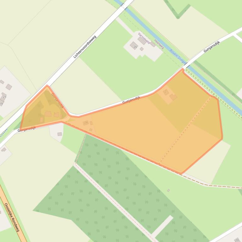 Kaart van postcodegebied 7051GP.