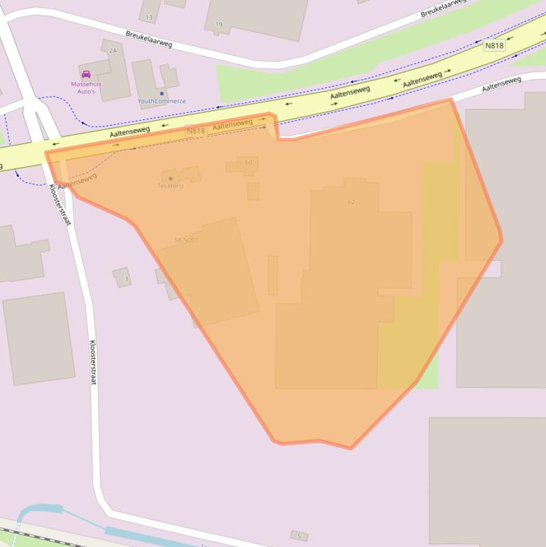 Kaart van postcodegebied 7051GV.