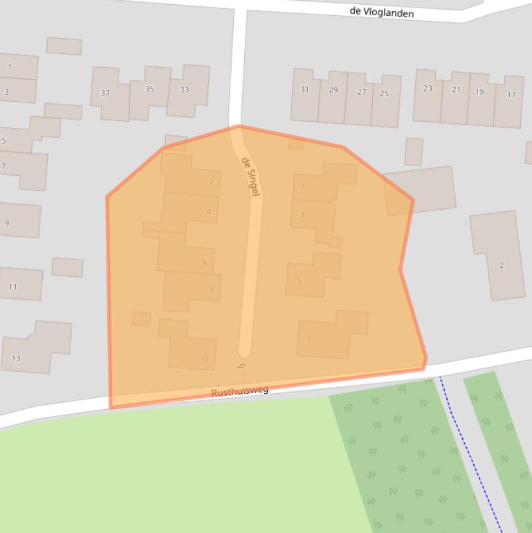 Kaart van postcodegebied 7051VH.