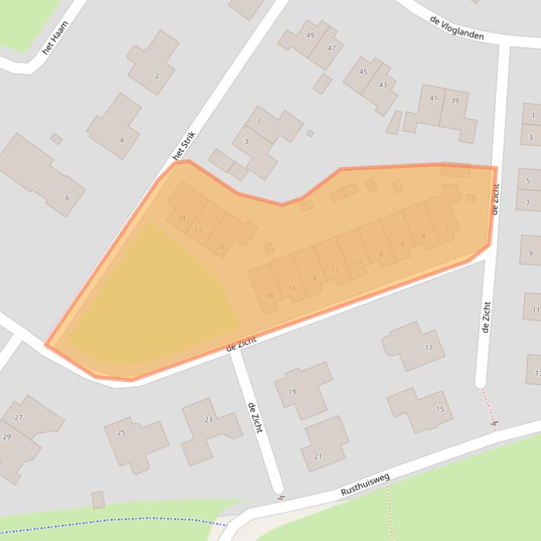 Kaart van postcodegebied 7051VM.