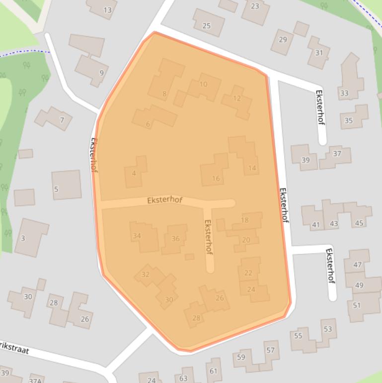 Kaart van postcodegebied 7051WL.