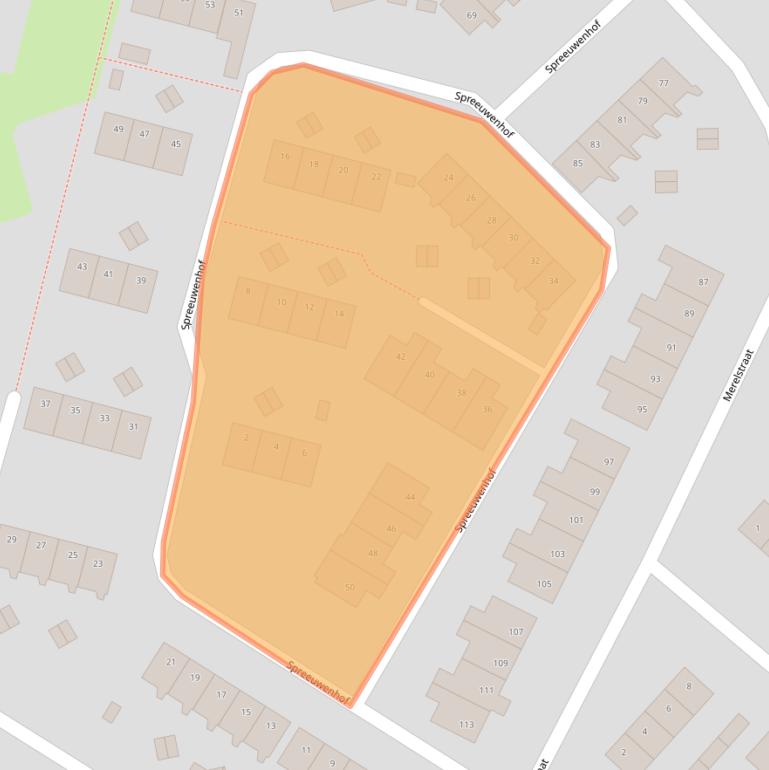 Kaart van postcodegebied 7051XL.