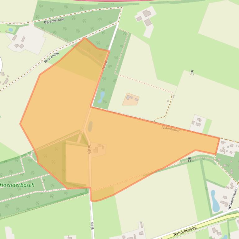 Kaart van postcodegebied 7054AH.