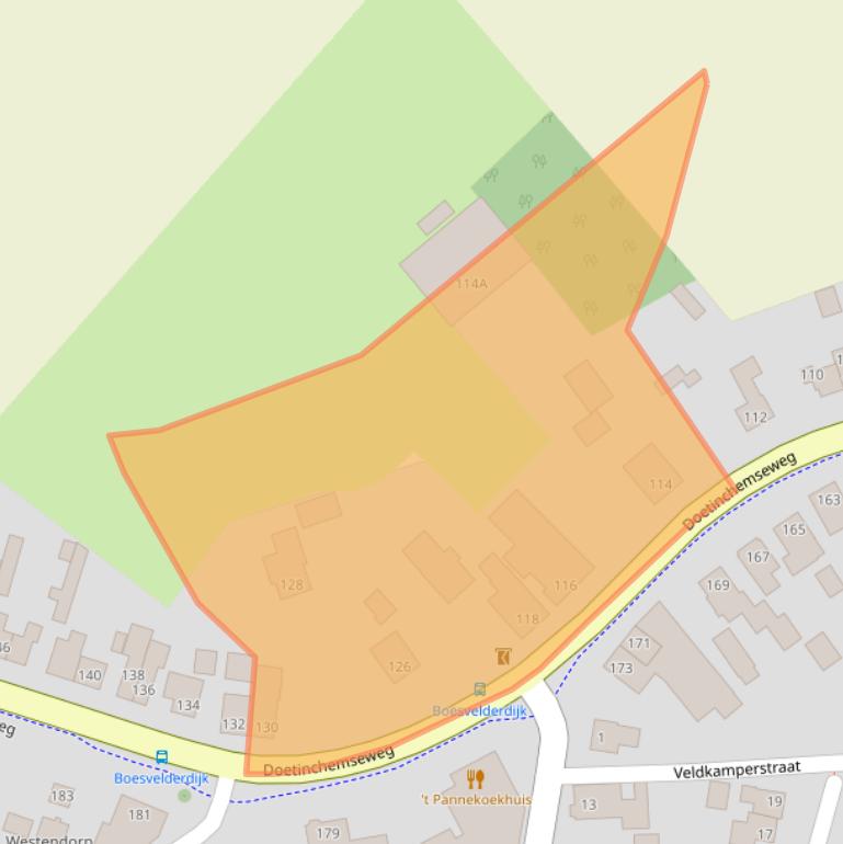 Kaart van postcodegebied 7054BK.